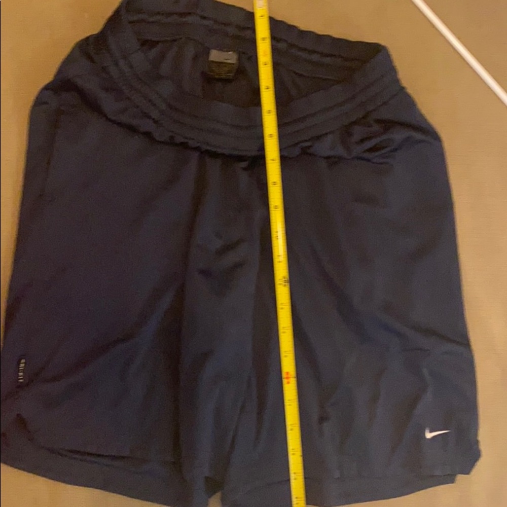 Nike men’s dri fit shorts in blue medium